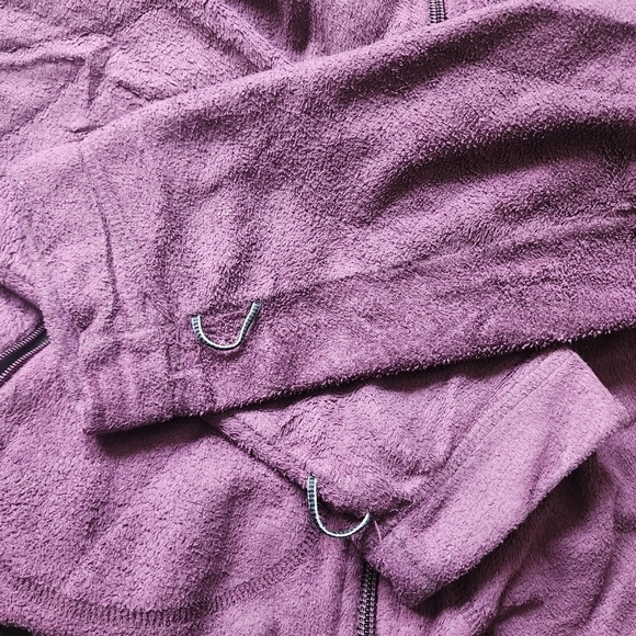 Columbia Interchange Fleece Jacket Women's Size Medium M Purple Zipper Pockets - Picture 5 of 12